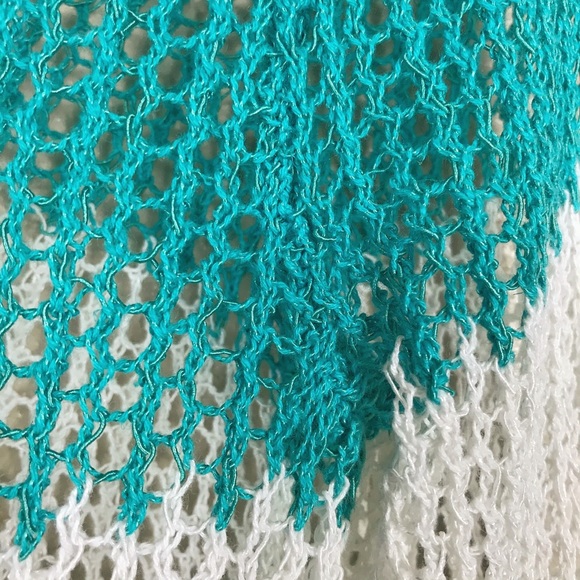 Tommy Bahama Beale Ming Jade Bold Stripe Open Knit Pullover Size Small - Picture 5 of 9